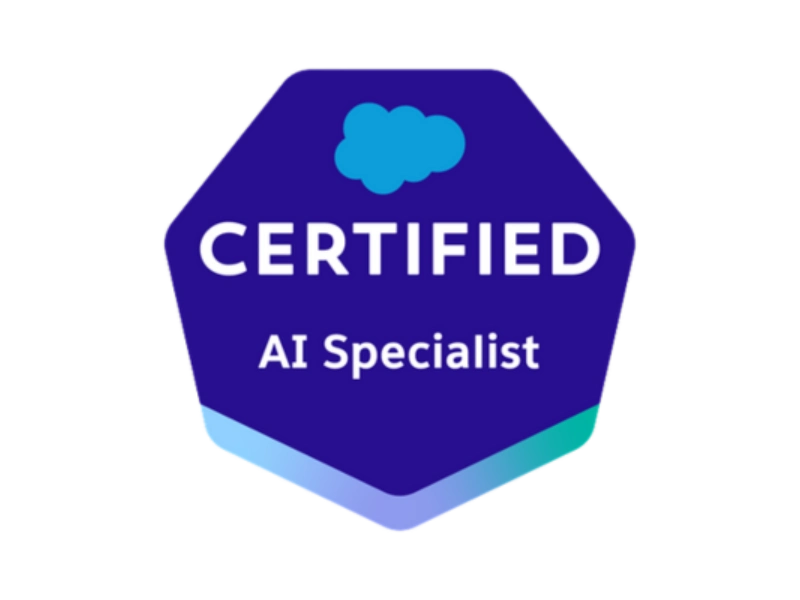 Salesforce AI Specialist certification