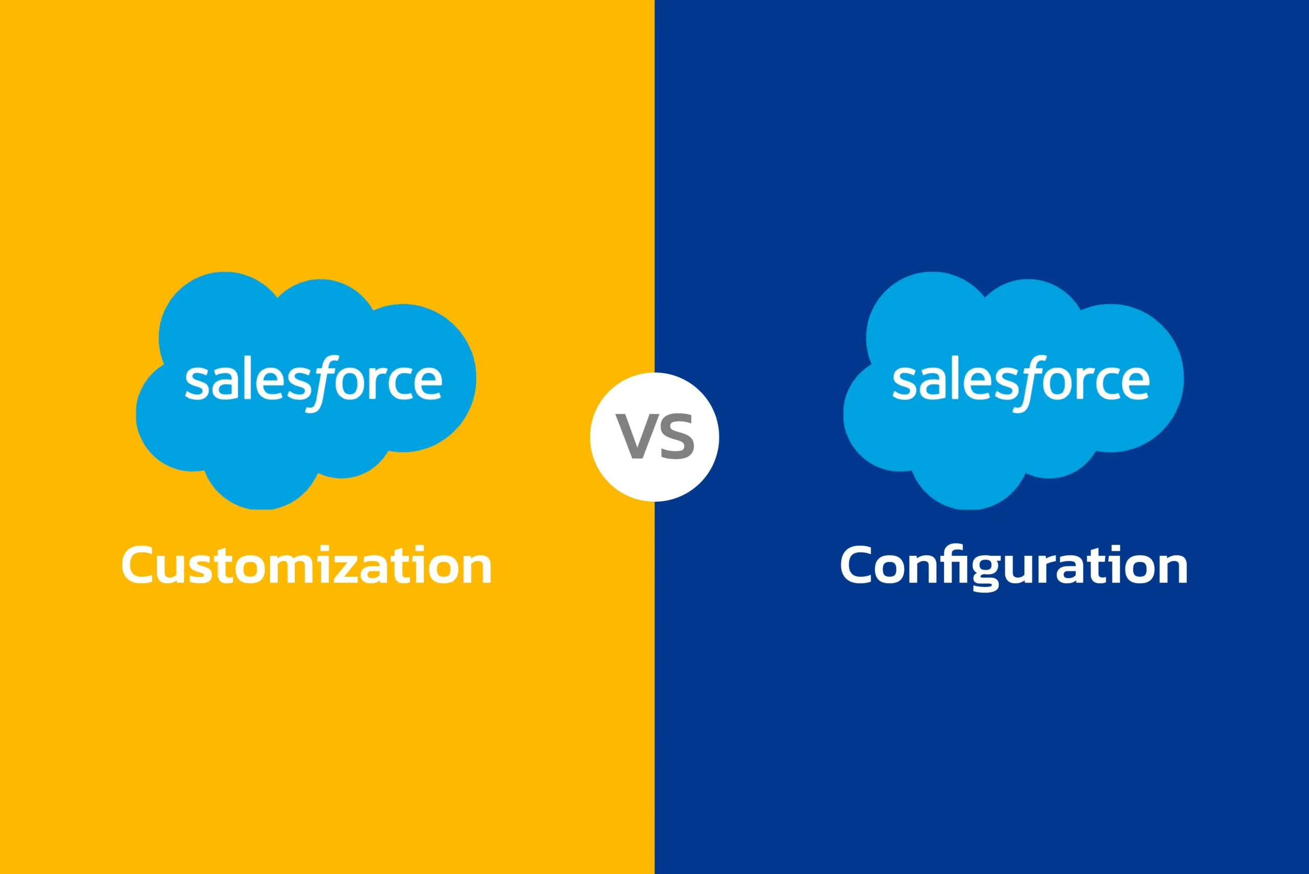 Salesforce Customization vs Configuration: Comparing No-Code Adjustments with Advanced Coding Approaches Using Apex and Visualforce